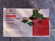 New Brieftons Tri-Blade Spiral Slicer Heavy Duty Vegetable Spiral Original Box