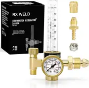 Argon Regulator Flow Meter Gas Regulator Gauge for Mig Tig Weld with Gas Hose