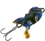 Bass Fishing Bait - Metal Spinner Lure Sequin Bait Jig - Crab Shape Swimbaits, Spinnerbait Fishing Accessories for Bass, Trout, Salmon, Pike, Walleye