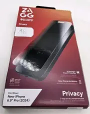 ZAGG InvisibleShield iPhone 16 Pro Max Privacy Screen Protector