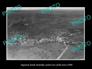 OLD 8x6 HISTORIC PHOTO ANGASTON SOUTH AUSTRALIA AERIAL VIEW OF THE TOWN c1940