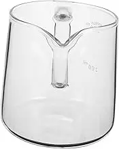 NOLITOY Hand Brewed Drip Coffee Pot Glass Carafe Borosilicate Glass Maker Stove Top Tea Kettle 400ml