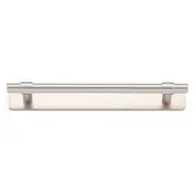 Helsinki Cabinet Pull with Backplate CTC160mm Satin Nickel