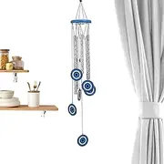 Decorative Wind Chimes, Wind Chimes Weatherproof Garden Wind Chimes Lightweight Wind Chimes for Garden, Harmonious Wood Wind Chimes 23.62 Inches, Weight Approx. 130g Per