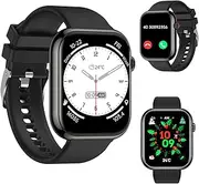 Smart Watch for Men Women with Call Function - 1.85" Fitness Watch with Heart Rate/SpO2/Sleep Monitor, Fitness Tracker with 113+ Sports, Step Counter, IP68 Waterproof Smartwatch for Android/iOS