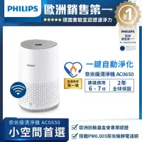 在飛比找momo購物網優惠-【Philips 飛利浦】奈米級空氣清淨機(AC0650)