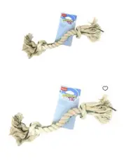 2 PACK Hartz Dog Toy Cotton TUG Medium