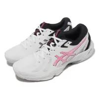 在飛比找momo購物網優惠-【asics 亞瑟士】羽球鞋 Blade FF 女鞋 白 粉