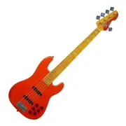 Markbass Mb Gv5 Gloxy Val Fiesta Red Cr Mp 5 String Electric Bass