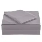 Twin Percale Bed Sheets, 200 Thread Count Cotton Polyester Blend Sheet Set,Wr...