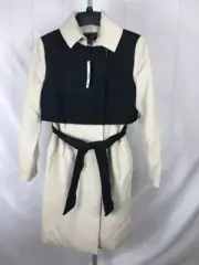 NWT Metaphor Small Missy Stunning Black Tan Jacket Belted Retail $99 (U)