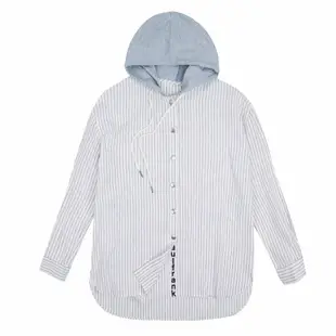 paul frank 條紋連帽襯衫(男/女) - 白 P930003