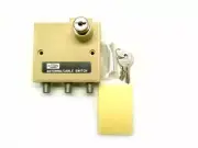 ELECTRICORD A-B ANTENNA CABLE SWITCH with LOCK