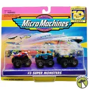 Micro Machines 10th Anniversary #3 Super Monsters Vehicles Galoob 1997