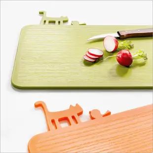 《KOZIOL》Pi貓與鳥小砧板(橘) | 切菜板