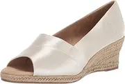 [Easy Street] Womens Jasper Espadrille Flats Casual Casual - White
