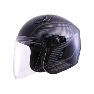 【SOL Helmets】SO-12開放式安全帽 (極光_黑/橘) ｜ SOL安全帽官方商城