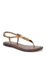 Sam Edelman Women's Gigi Stone Flat Thong Sandals