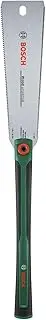 [Bosch] Japanese Saw Ryoba 250mm (Pull Saw for Precise and Flush Cuts in Wood and Plastic; Flexible SK5 Steel Saw Blade; Double-Sided Teeth 7-10/17 TPI; Extra Long Softgrip Handle)