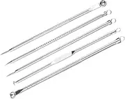 VICASKY 1 Set 5pcs Blackhead Extraction Tool with Storage Case for All Skin Easy to Use for Home Use