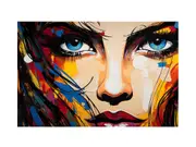 Woman Modern Art Canvas Print