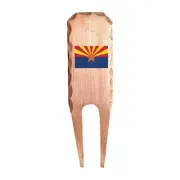 Arizona State Flag Forged Copper Divot Repair Tool by Sunfish Golf
