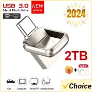 Lenovo 2TB USB Dual Use Disk Flash Drive OTG Metal High Speed 3.2 Type C Portab