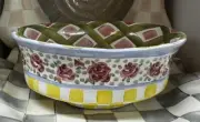 NEW Mackenzie Childs TAYLOR Dublin Hill Chowder BOWL Handmade Majolica HTF
