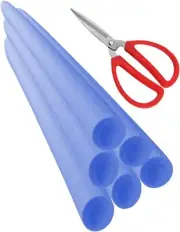 6 Pack 1" Diameter Replacement Trampoline Enclosure Foam,35" Length Poles Cover