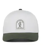 TravisMathew Men's Fire Mountain Adjustable Snapback Hat Cap, Vanilla Ice