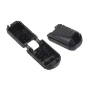 Zipper Pull Cord Ends, 25 Pack Zip Clip Buckle Rope End Lock 21mm, Black