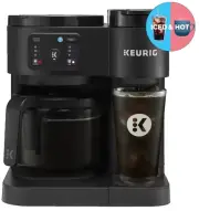 Dunkin' Keurig K-Duo Essentials, Hot & Iced Single-ServeK-Cup Pod Coffee Maker