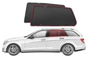 Genuine SNAPSHADES Car Rear Window Shades for Mercedes-Benz C-Class Wagon 3rd...