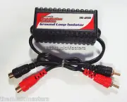 Car Stereo Radio Audio Amp Deck RCA Ground Loop Isolator Noise Filter Suppressor