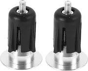 1 Pair Mountain Bike Handlebars Bike Handlebar End Plugs Only Bicycle Front Fork Cap Motorcycle Handlebar Plug Modification Parts Bicycle Handlebar Covers Bike Plug Aluminum Alloy