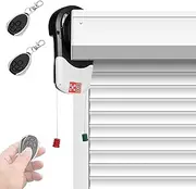 Automatic Roll Up Door Opener, Powerful Side Mount Garage Door Opener with 2 Remotes, Door Opener Motor with LED Light, 800N Pulling Force, for Narrow Spaces Above The Garage