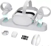 VR Charging Dock for Meta Quest 2/Oculus Quest 2,[Support Elite Strap with Batte
