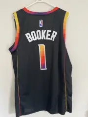 NEW Phoenix Suns Devin Booker #1 NBA Basketball Jersey Adults L and XXL