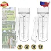 Multi-Purpose Rain Gauge for Accurate Weather Monitoring - Ideal for Landscapers