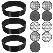 3 Sets Soil Sieve Plastic Sifter Garden Screen for Sifting Compost