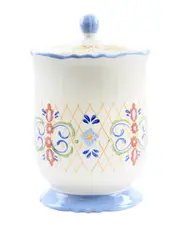 Laurie Gates Tierra 2.7qt Hand Painted Stoneware Canister