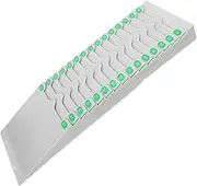 HOODANCOS 20 Slot Holder Sturdy Plastic Attendance Rack for Office Warehouse Garage Storage