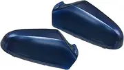 JHFUIOW for Vauxhall for Astra H 2005-2009 for Right Hand Driver Blue Car Side Door Wing Rear Mirror Cover Rearview Mirrors Caps Cover Auto Accessories