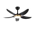 Ceiling Fans with Lights Black with Remote & APP Control, 6-Speed Reversible ...