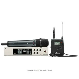 SENNHEISER ew 100 G4-ME2/835-S 單頻道動圈式手握麥克風+領夾麥克風組