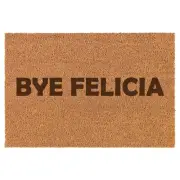 Coir Door Mat Entry Doormat Bye Felicia