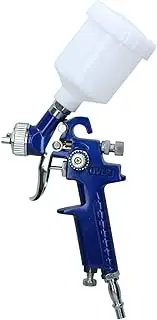 Mini HVLP Gravity Fed Touch Up Paint Spray Gun with 1.0mm Nozzle 125ml Pot