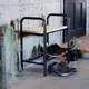 日本COLLEND IRON 鋼製玄關雙層收納鞋凳/置物架-DIY