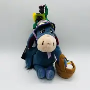 The Disney Store Eeyore Plush Easter Bonnet Basket Eggs Mini Bean Bag Beanie