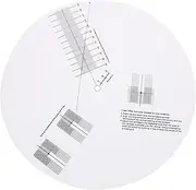 UPKOCH 1Pc Professional Pickup Calibration Plate for Vinyl Recorder Needle Calibration Accessory Compact Design for High Accuracy for Optimal Performance